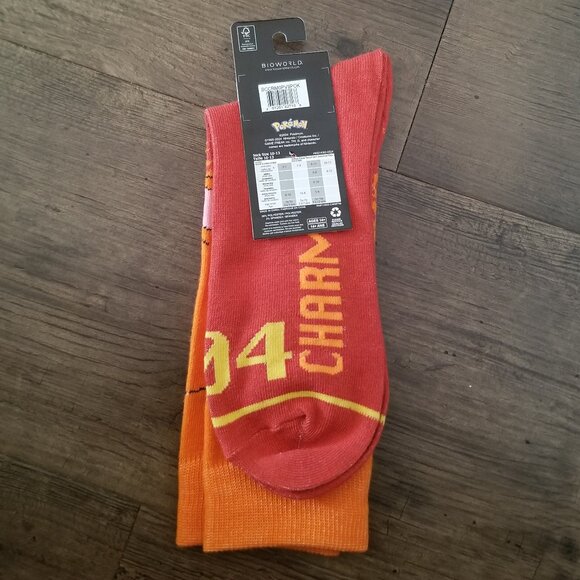 Pokemon Charmander Socks - Picture 4 of 7